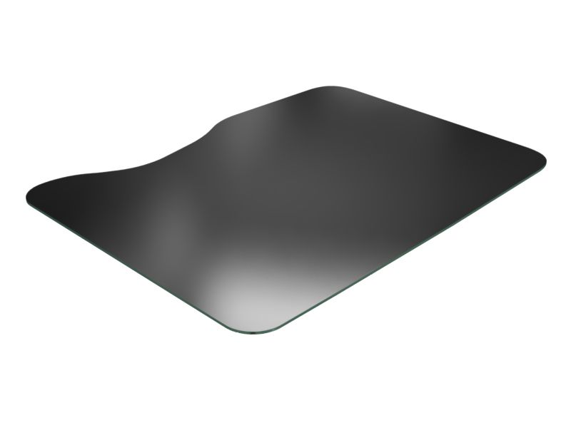 Изогнутое безопасное стекло высотой 1031 мм