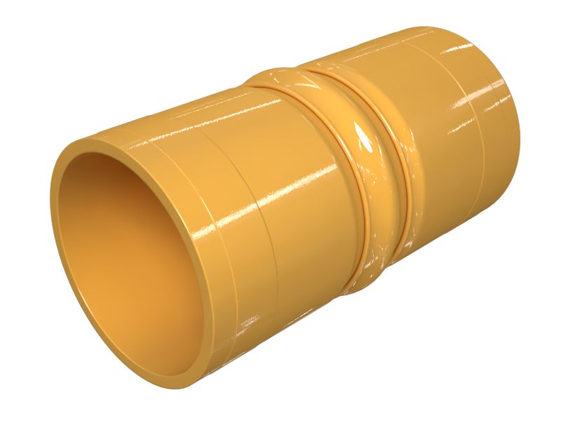 Шланг с гибкими сочленениями, внутренний диаметр 76,2 мм