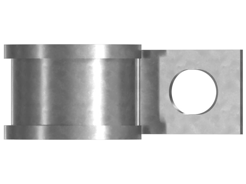 Петлевой зажим, наружный диаметр трубы 23 мм