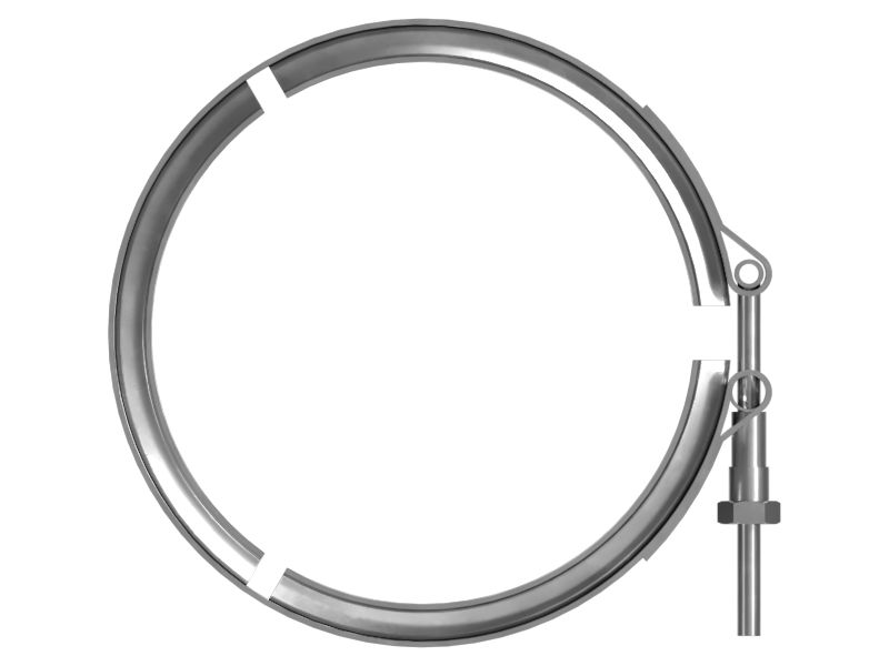 V-образный зажим для ленты с минимальным внутренним диаметром 106,43 мм