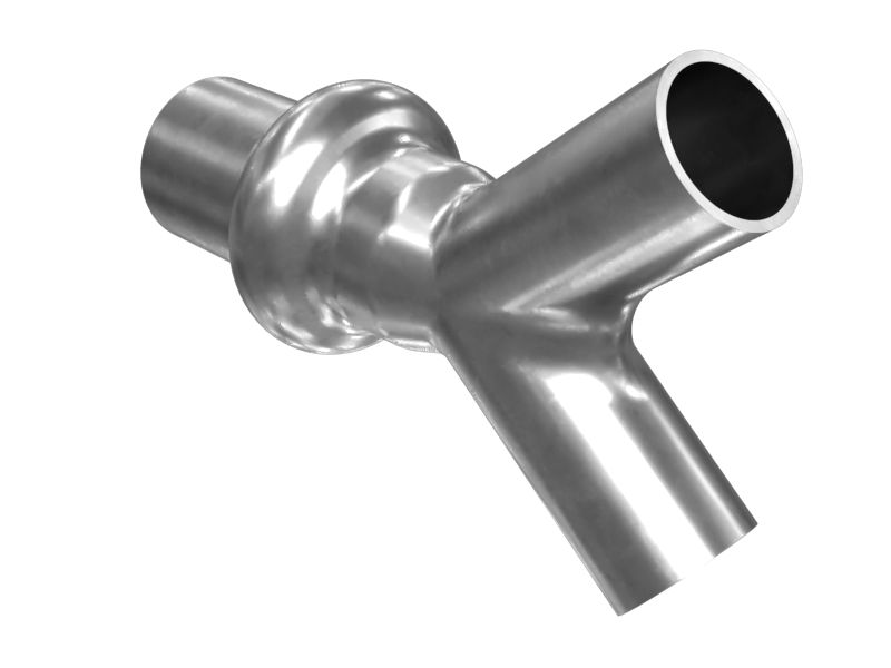 175-5296: Y-образный шланг с внутренним диаметром 63,5 мм