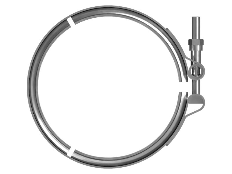 V-образный зажим для ленты с минимальным внутренним диаметром 149,40 мм