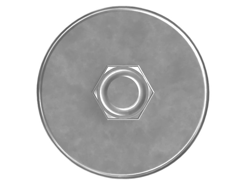 Монтажная крышка противовеса с резьбой M48 X 5 — 6G