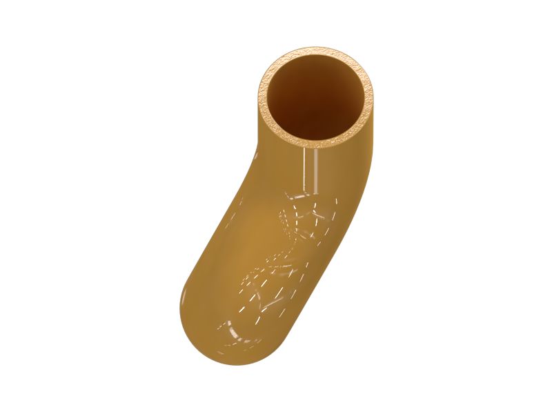 Воздуховод внутреннего диаметра 75 мм