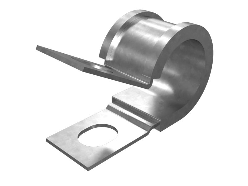 Петлевой зажим, наружный диаметр трубы 23 мм