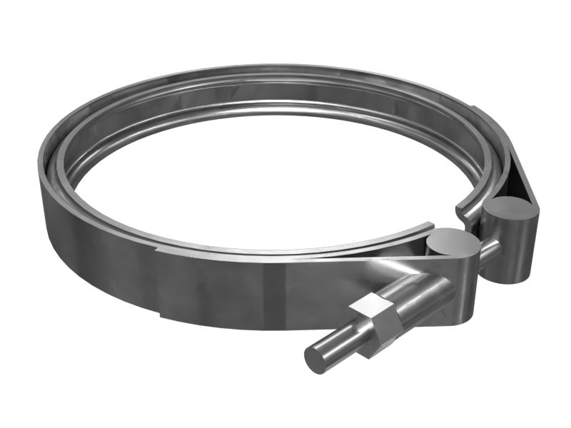 Клиновой ленточный хомут турбокомпрессора