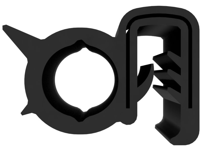 Объемное уплотнение дверцы кабины шириной 19 мм