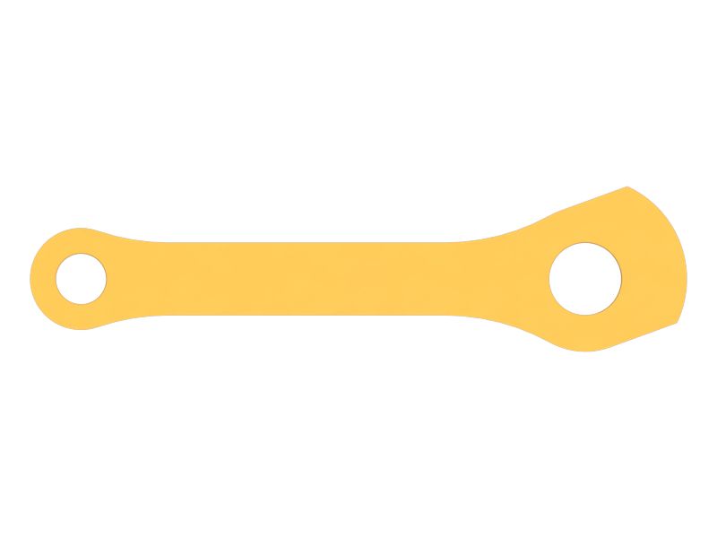 Ведомая тяга рычажного механизма ковша толщиной 40 мм