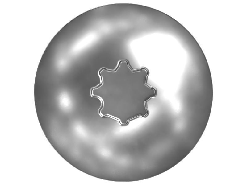 Винт с полусферической головкой, длина 30,50 мм