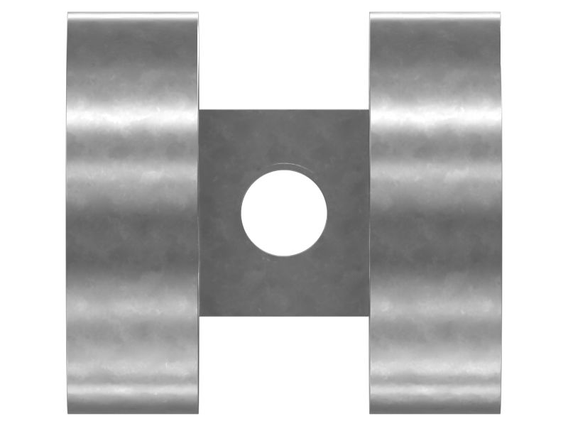 Фиксатор литой из пластичного чугуна, общая длина 58 мм