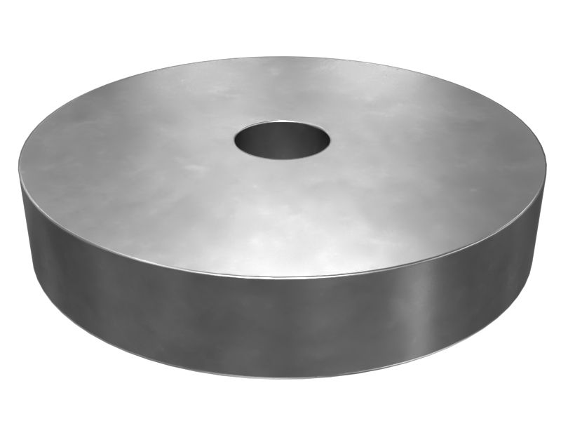 Стальной круглый фиксатор с наружным диаметром 117,50 мм