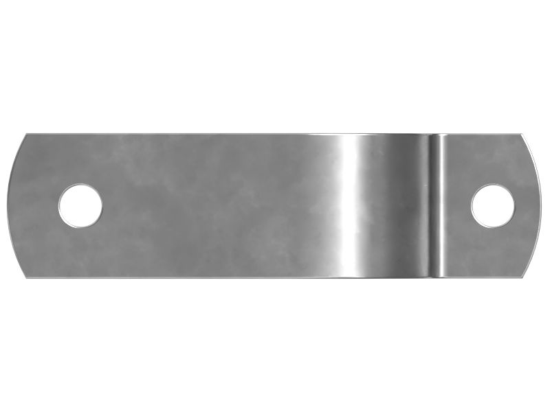 Однотрубный стальной полузажим с несколькими отверстиями