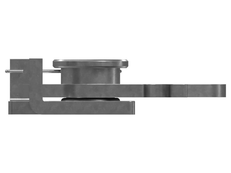 Поворотная защелка двери кабины