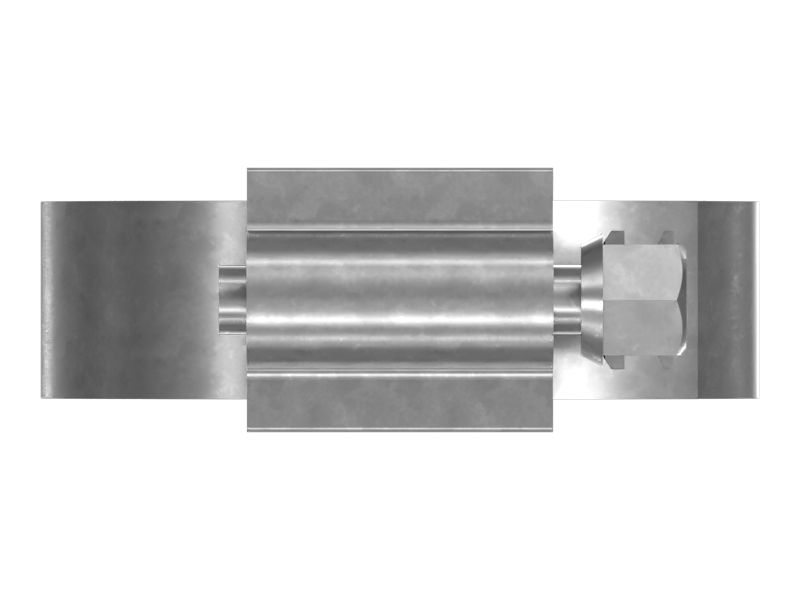 Шланговый хомут с гильзой, минимальный диаметр 27,00 мм