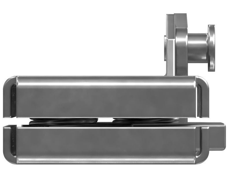 Поворотная защелка для фиксации в открытом положении