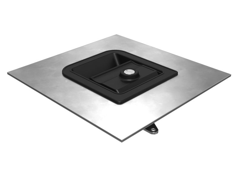 Рукоятка с защелкой с цинковым покрытием