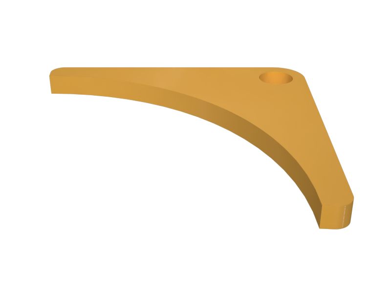 Стальной фиксатор длиной 110,40 мм