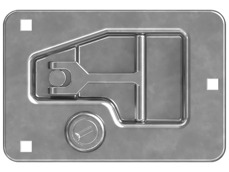 Защелка двери радиатора и отсека