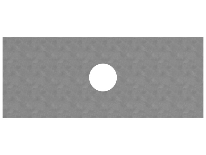 Стальной фиксатор длиной 80 мм