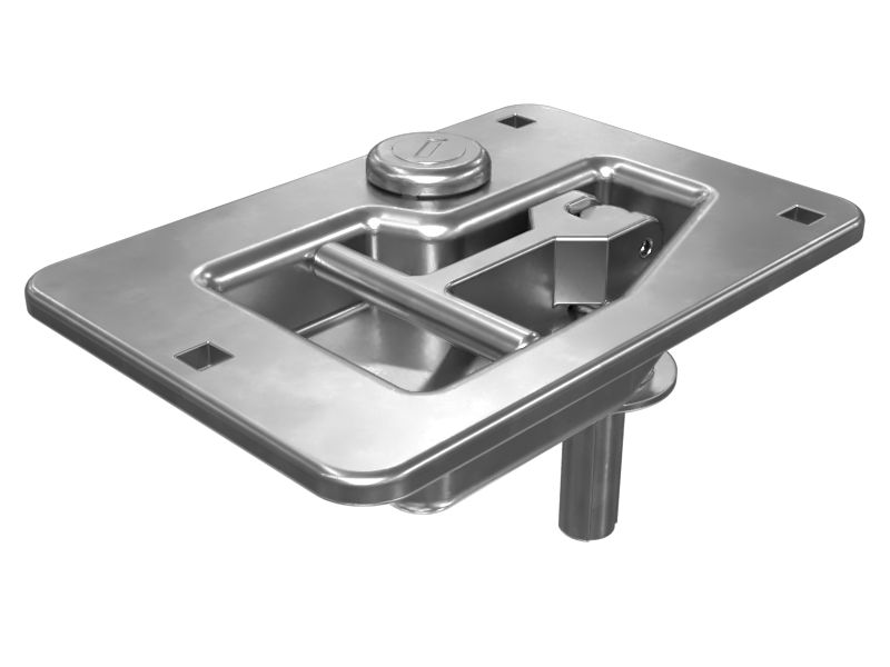 Защелка двери радиатора и отсека