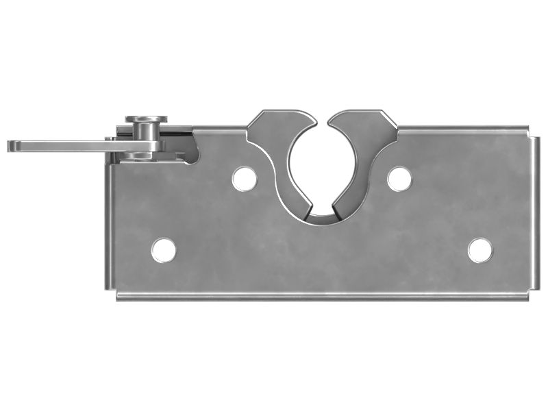 Поворотная защелка для фиксации в открытом положении