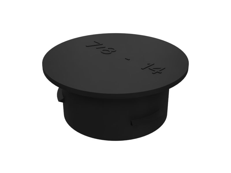 Пластиковая заглушка диаметром 26,6 мм