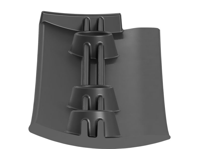 Правый пластмассовый хомут ветрового стекла 646,2 мм