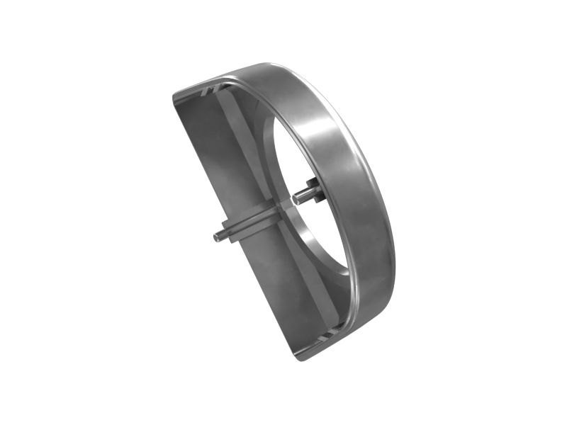 Крышка правого монитора оператора