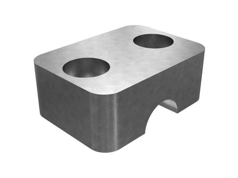 Корпус однотрубного полузажима диаметром 13,70 мм