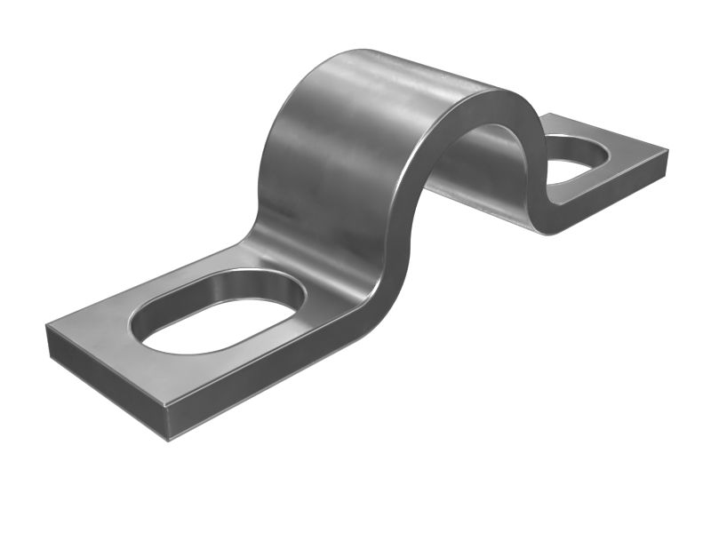 Седловидный зажим с одной трубкой внутреннего диаметра 25,00 мм