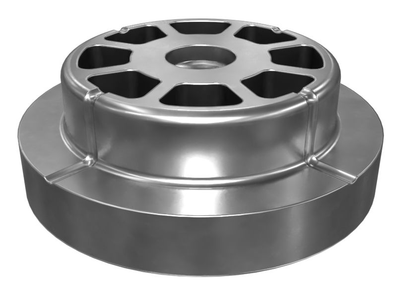 Пластмассовый фиксатор с наружным диаметром 100 мм