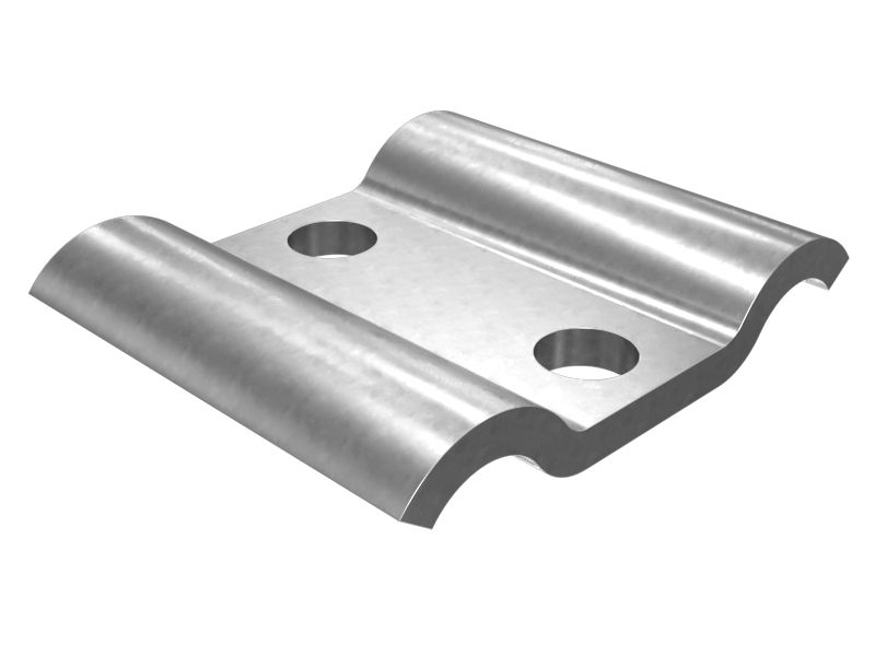 153-8867: Двойной стальной зажим с внутренним диаметром 21,80 мм