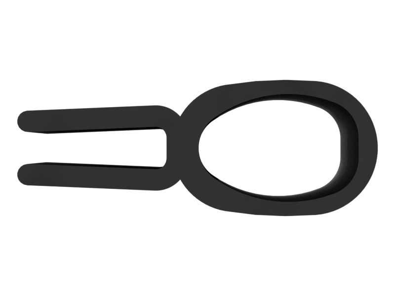 Черный этилен-Пропиленовый уплотнитель, модифицированный для сыпучих материалов