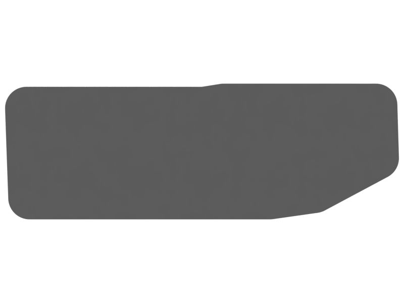 Безосколочное стекло, высота 1233,50 мм