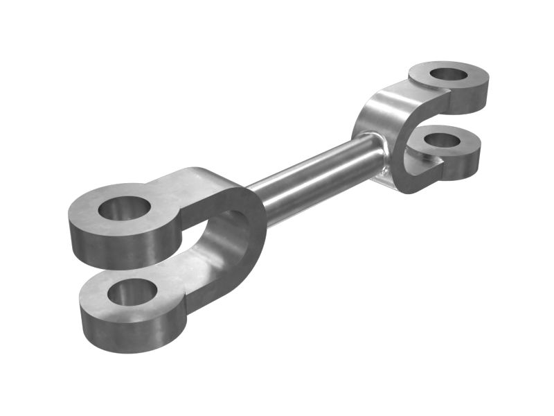 Шток управления с вилкой с двух сторон