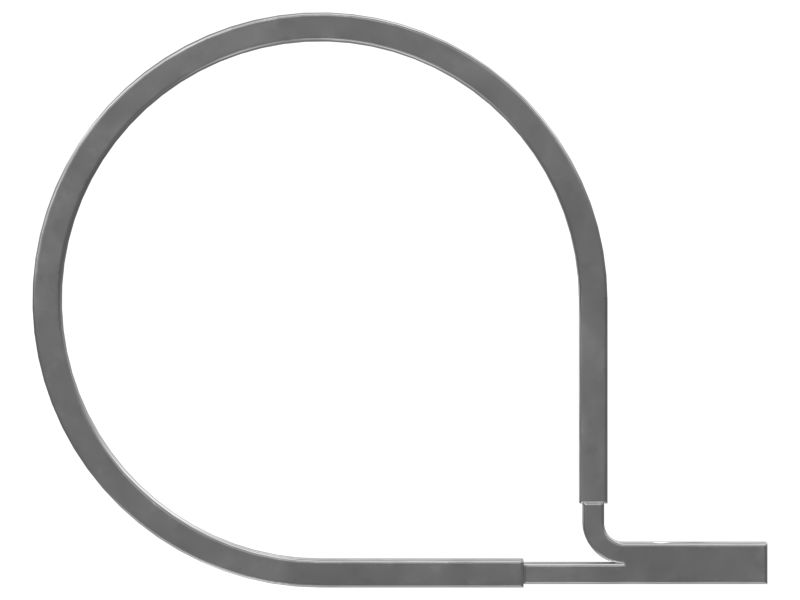 Петлевой хомут 77,80 мм с внутренним диаметром