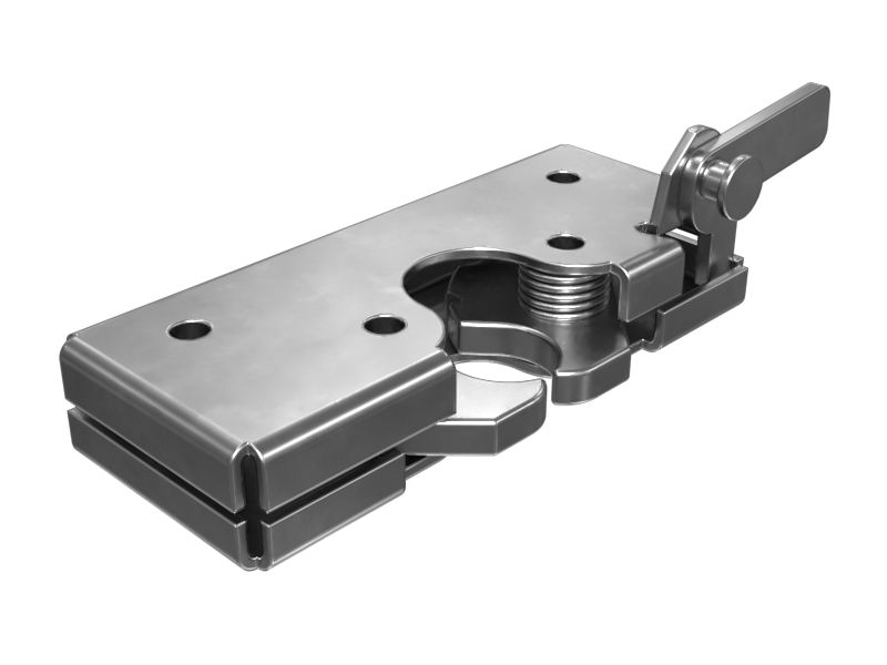 Поворотная защелка для фиксации в открытом положении