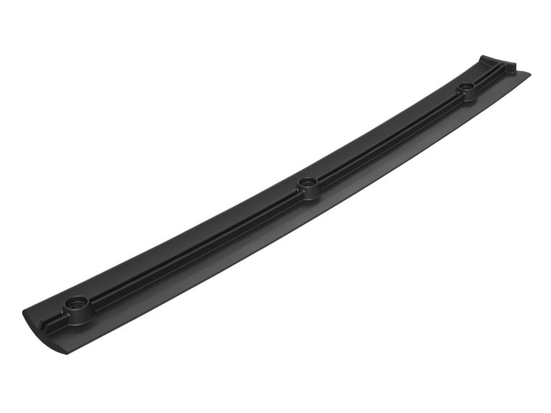 Правый пластмассовый хомут ветрового стекла 646,2 мм