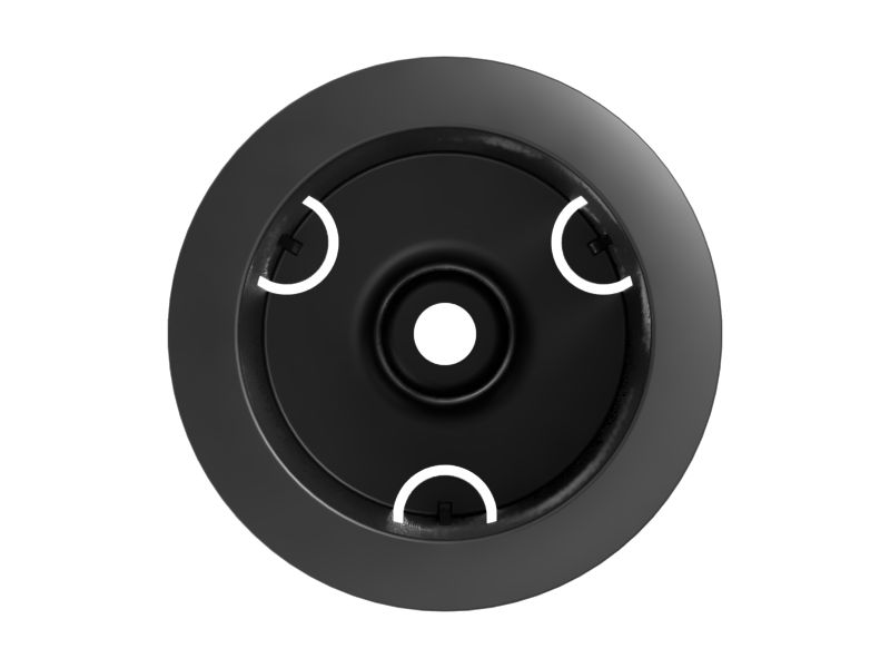 Держатель стакана на крышке панели управления с наружным диаметром 105 мм