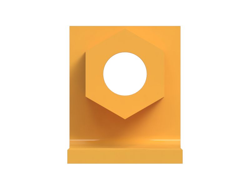 Угловой кронштейн, толщина 3 мм