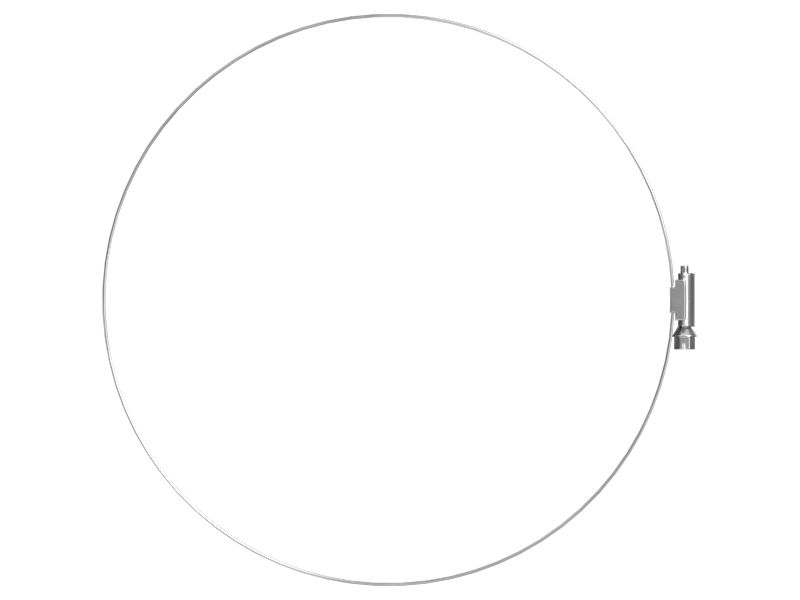 Стандартный хомут, внутренний диаметр 200,00 мм