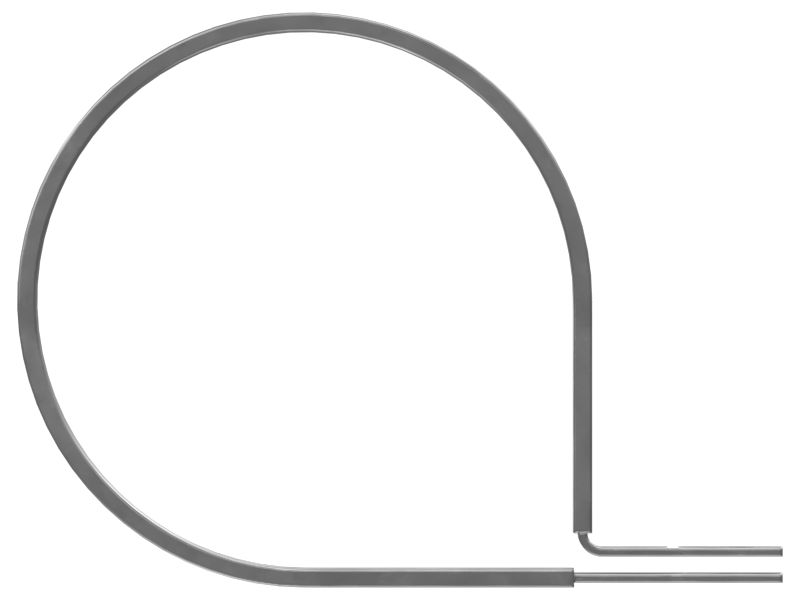 Зажим для однотрубной петли с внутренним диаметром 94,00 мм