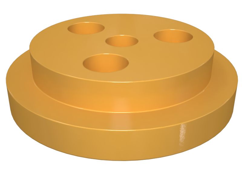 Опорная плита диаметром 127 мм