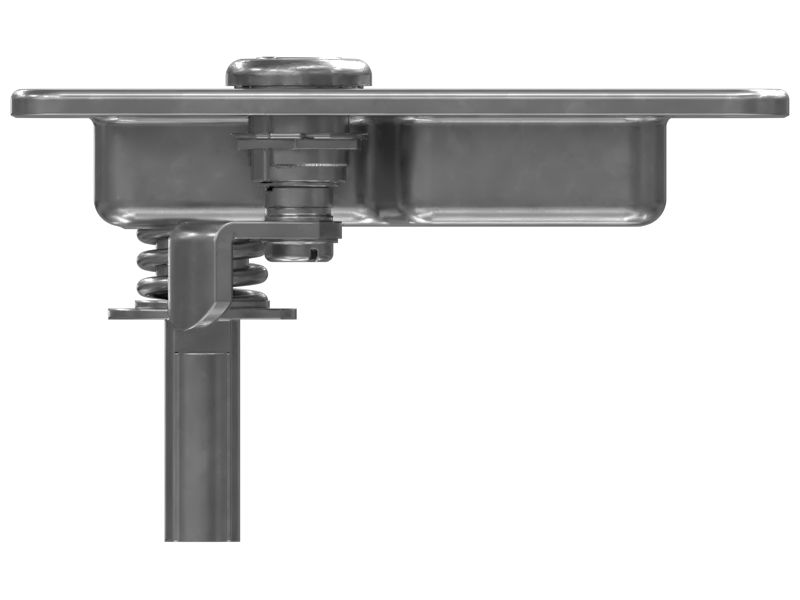Защелка двери радиатора и отсека