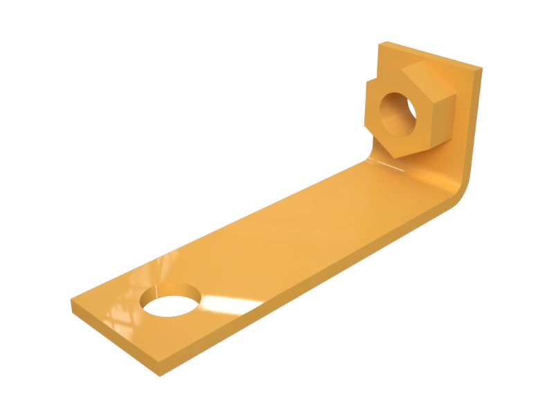 204-6679: Угловой кронштейн, толщина 3 мм