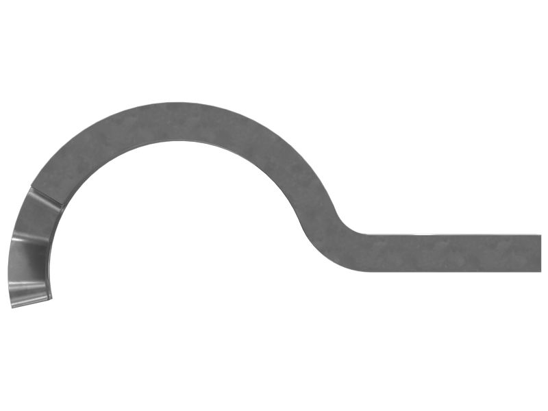 Полухомут для одной трубы, внутренний диаметр 42,70 мм