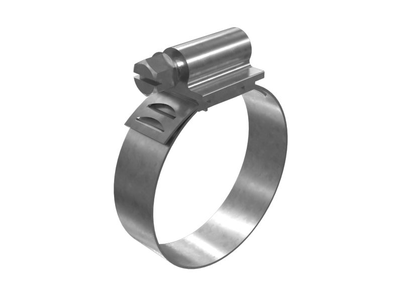 Шланговый хомут с гильзой, минимальный диаметр 27,00 мм