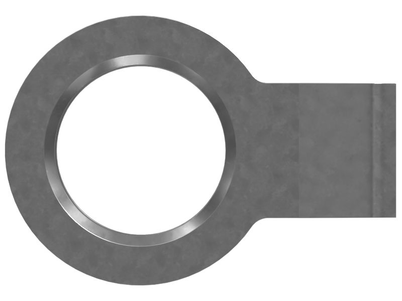 Фиксатор литой из пластичного чугуна, общая длина 58 мм