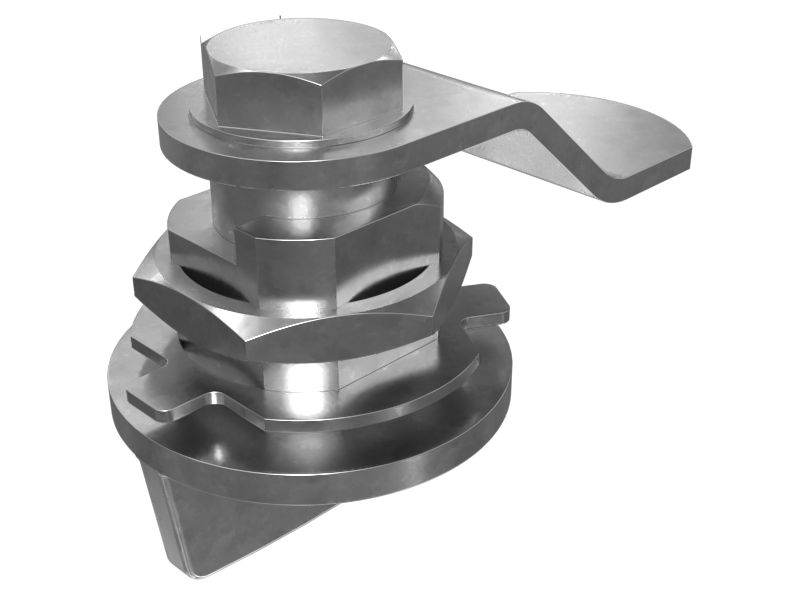 Фиксированная рукоятка с кулачковой защелкой на четверть оборота