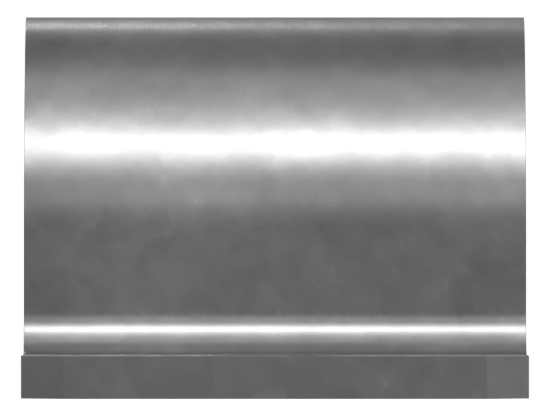 Одинарный трубный стальной хомут с несколькими отверстиями